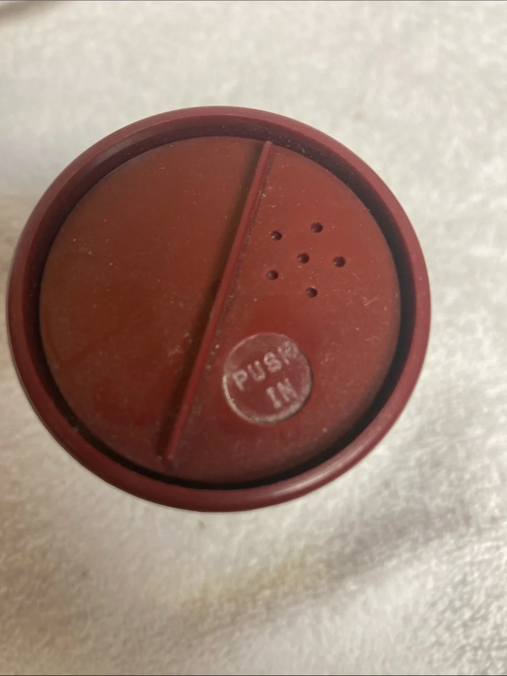 Avon Imari body powder Burgundy and Gold Hibiscus Canister set of 2